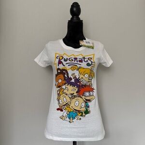 Nickelodeon Rugrats White T-Shirt Junior’s size Medium BNWT